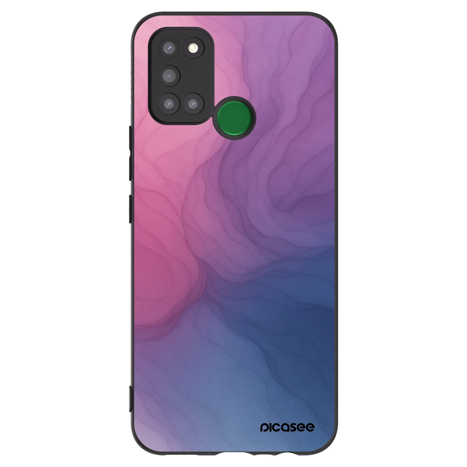 Picasee husă neagră din silicon pentru Realme 7i - Silk