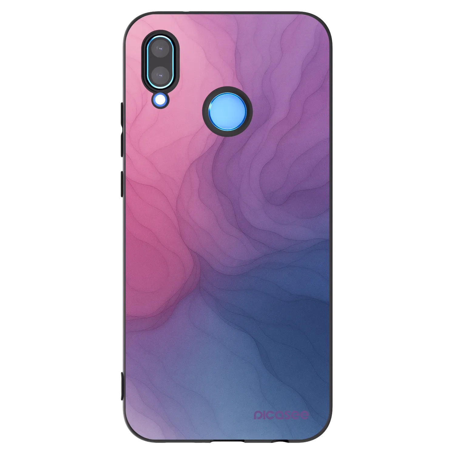 Picasee husă neagră din silicon pentru Huawei P20 Lite - Silk