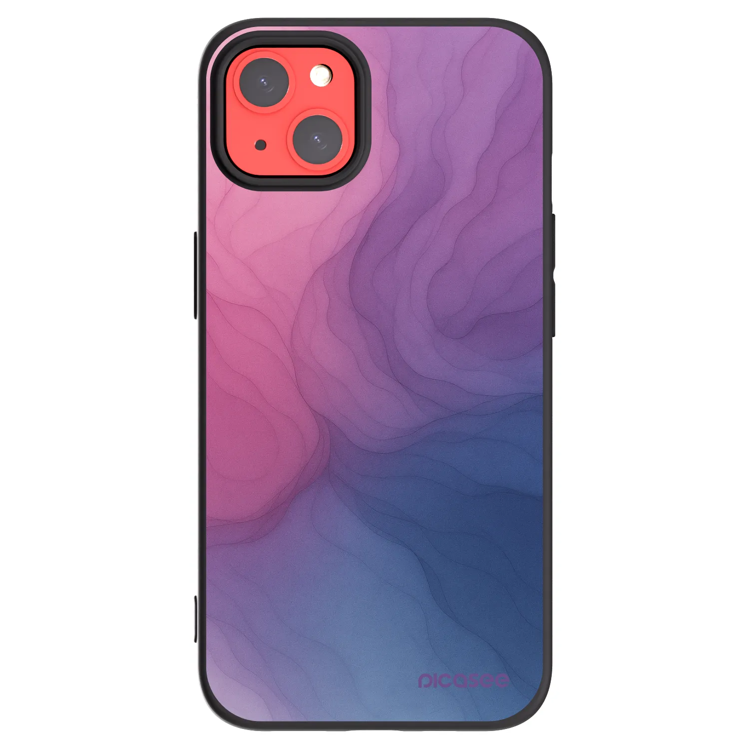 Picasee husă neagră din silicon pentru Apple iPhone 13 - Silk