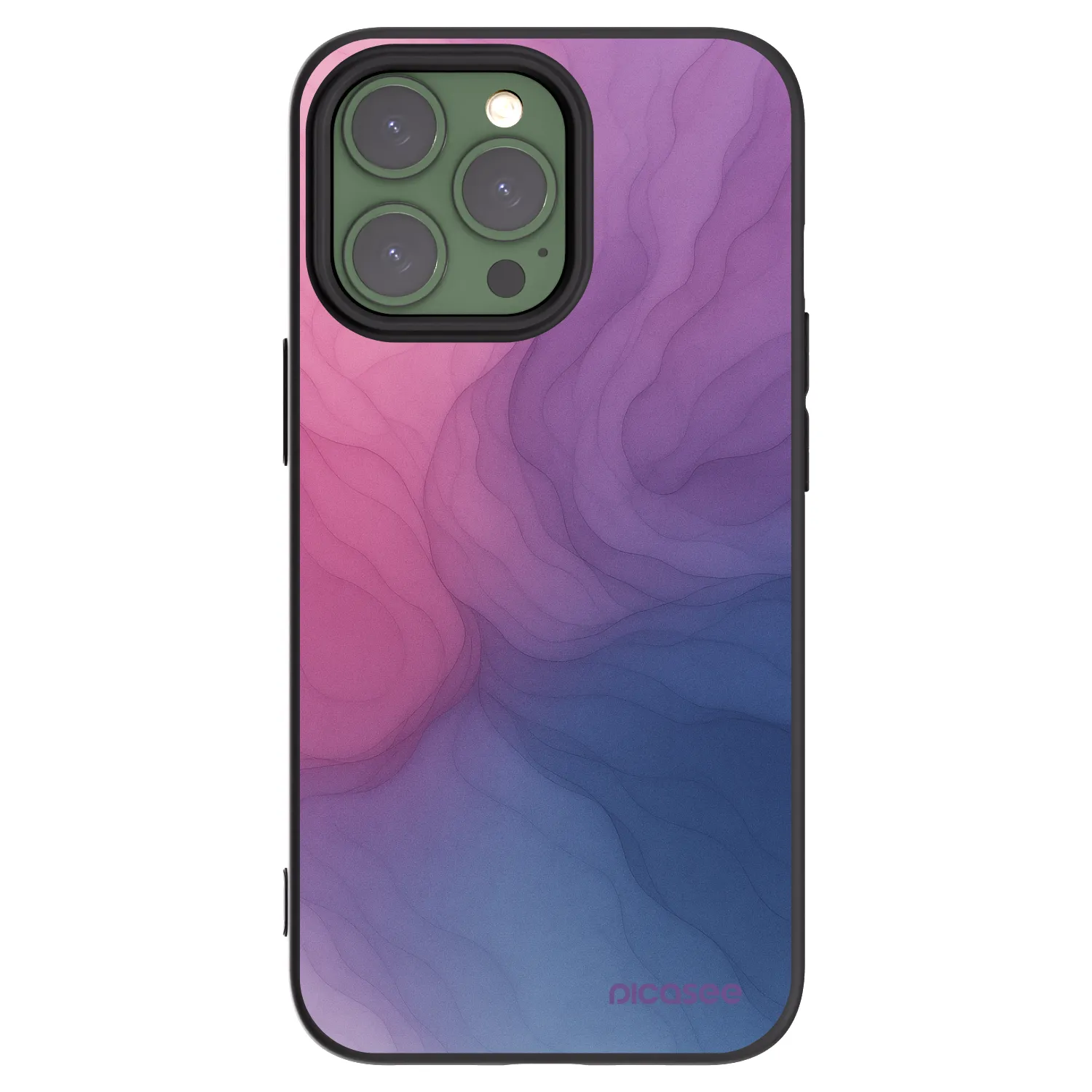 Picasee husă neagră din silicon pentru Apple iPhone 13 Pro - Silk
