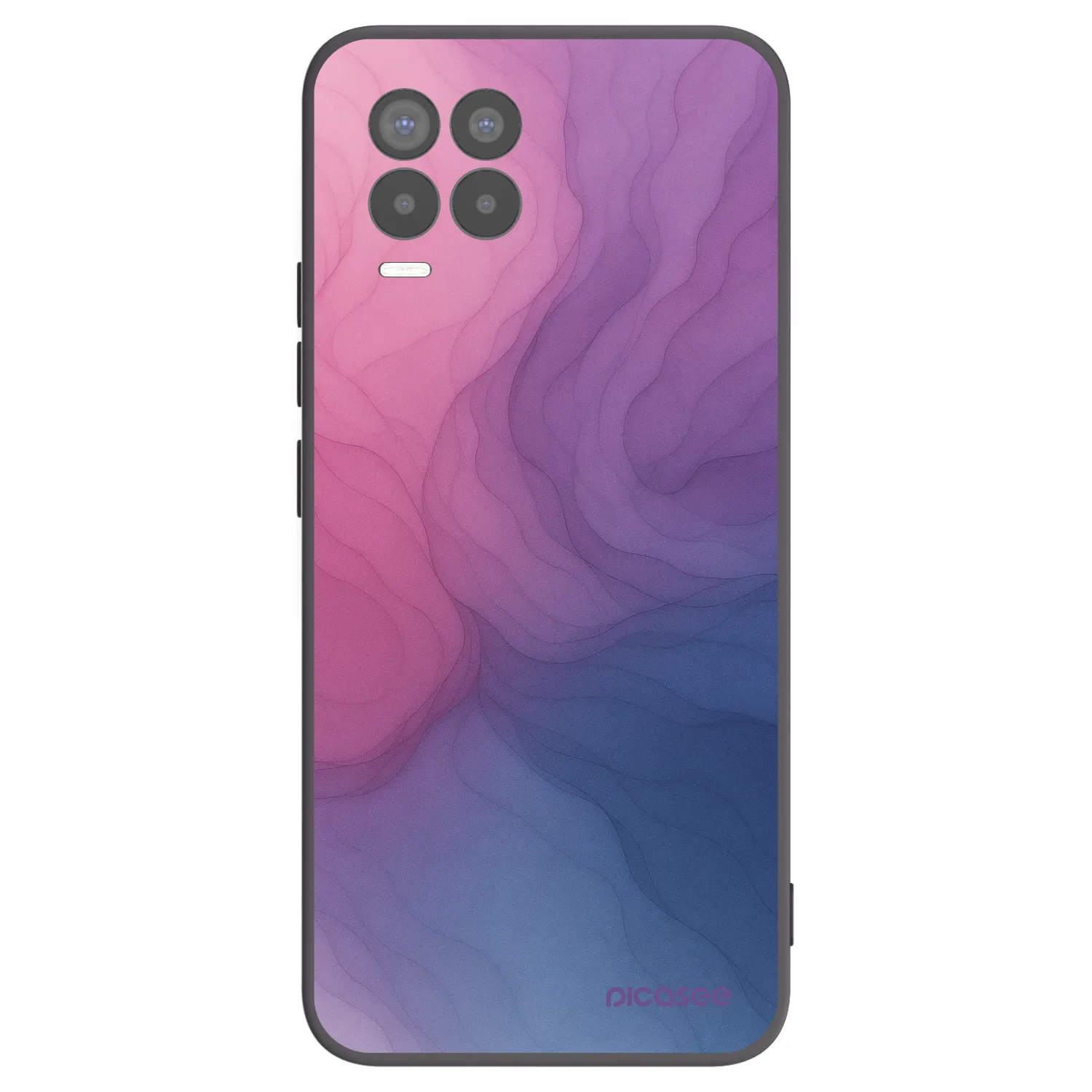 Picasee husă neagră din silicon pentru Realme 8 Pro - Silk