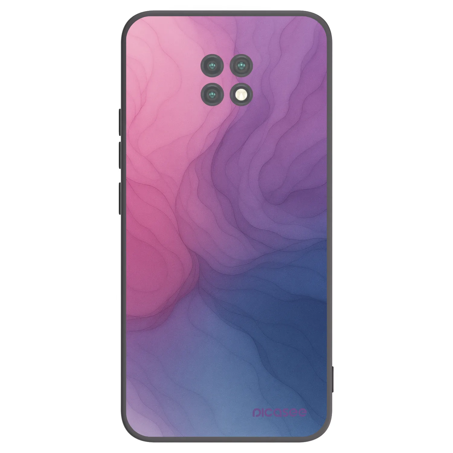 Picasee husă neagră din silicon pentru Xiaomi Redmi Note 9T - Silk