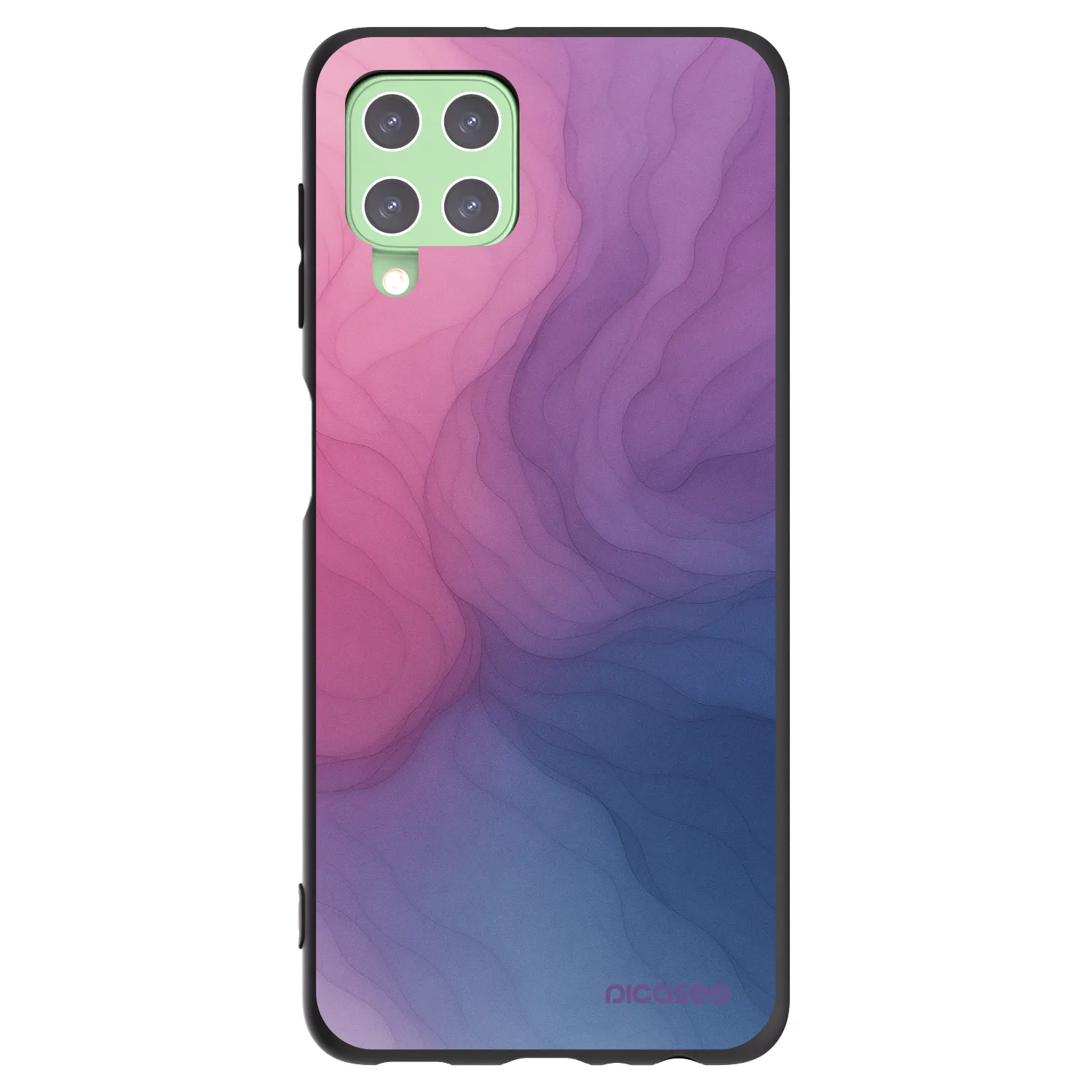 Picasee husă neagră din silicon pentru Samsung Galaxy A22 A225F 4G - Silk