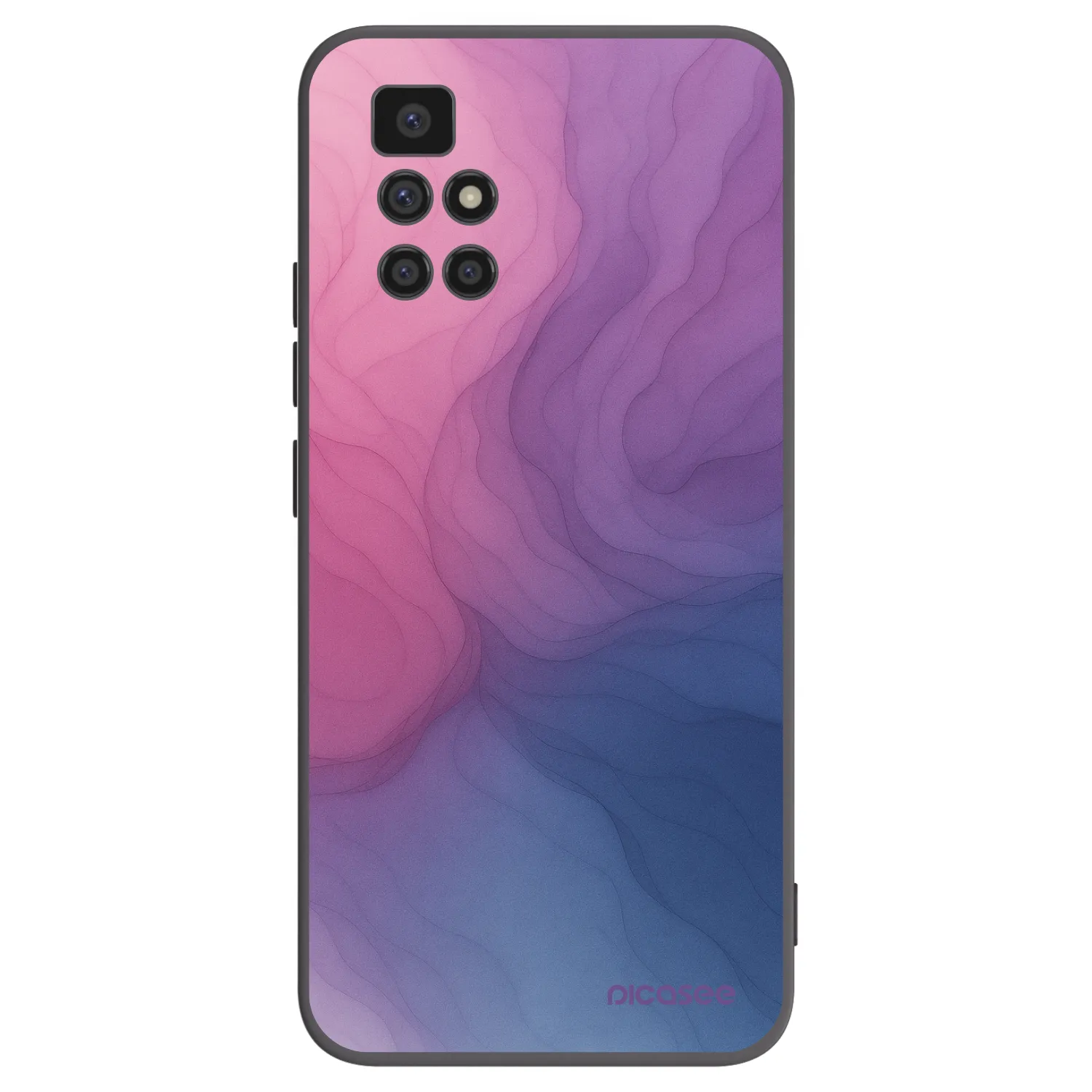 Picasee husă neagră din silicon pentru Xiaomi Redmi 10 - Silk