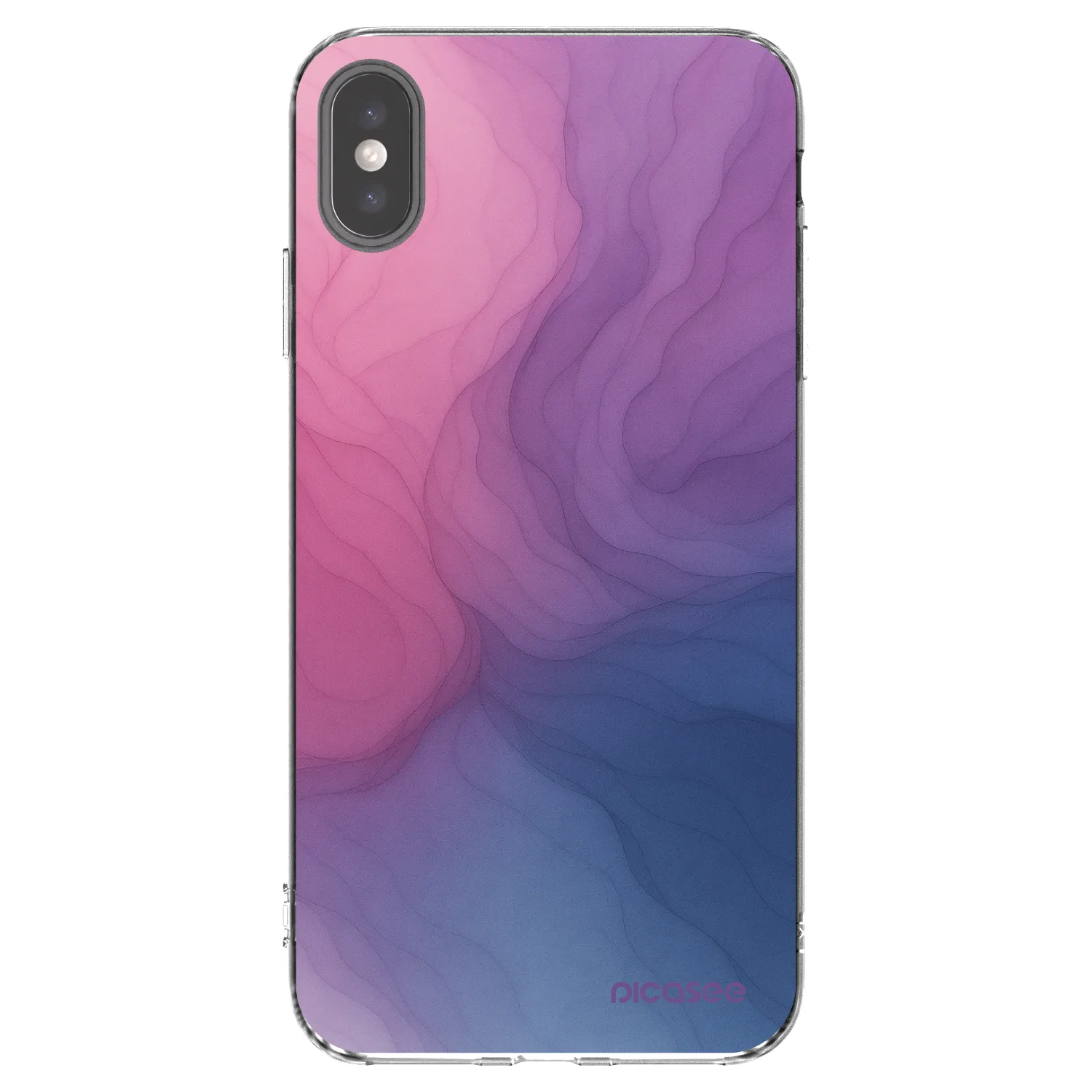Picasee husă transparentă din silicon pentru Apple iPhone XS Max - Silk