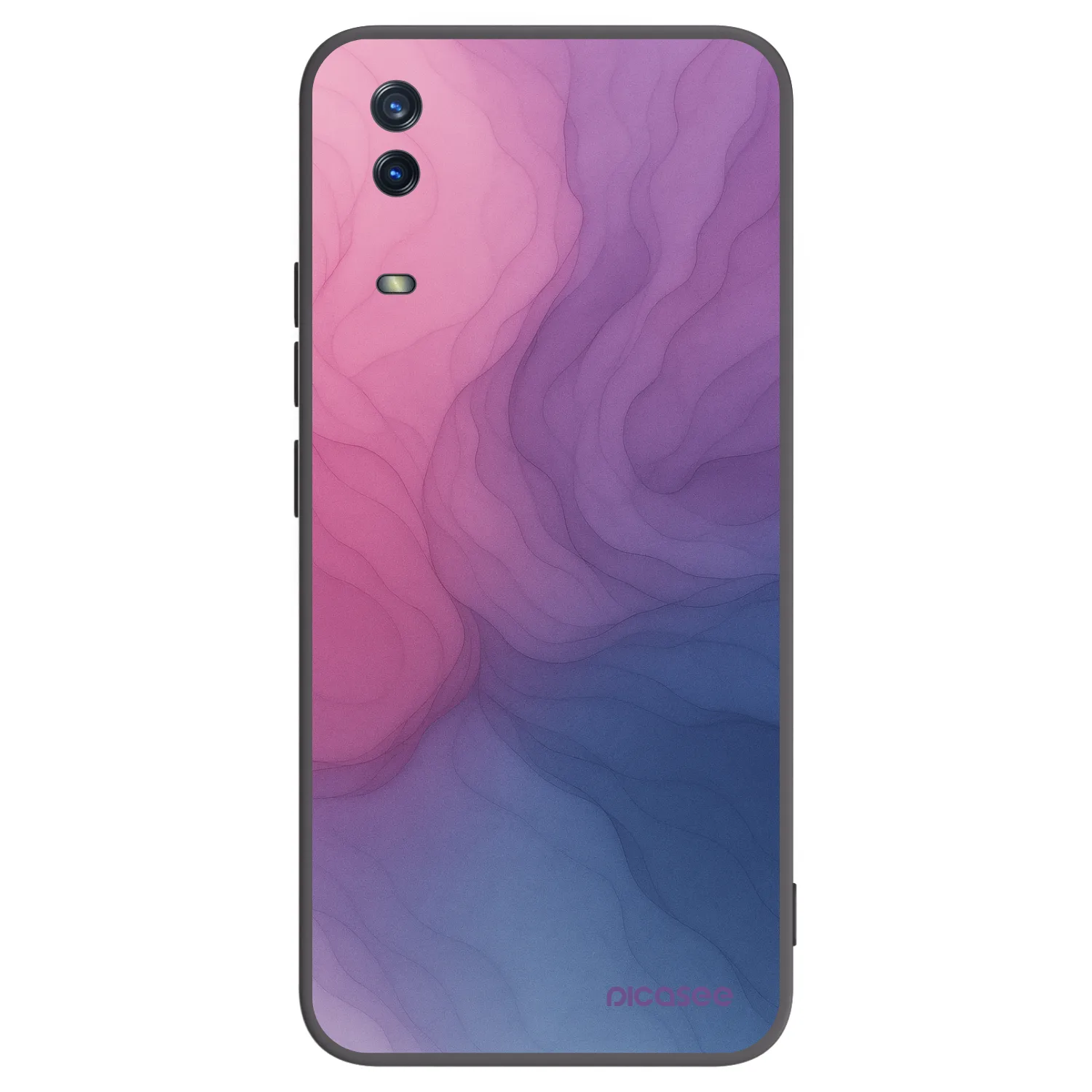 Picasee husă neagră din silicon pentru Vivo Y11s - Silk