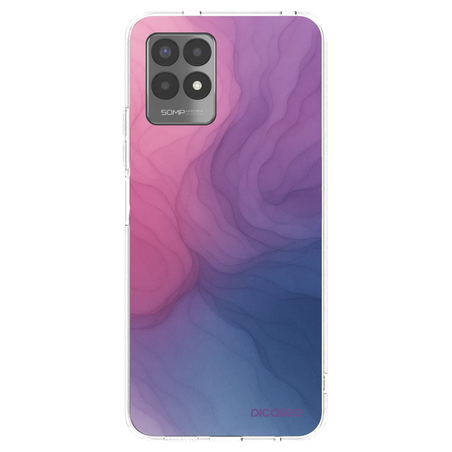Picasee husă transparentă din silicon pentru Realme 8i - Silk