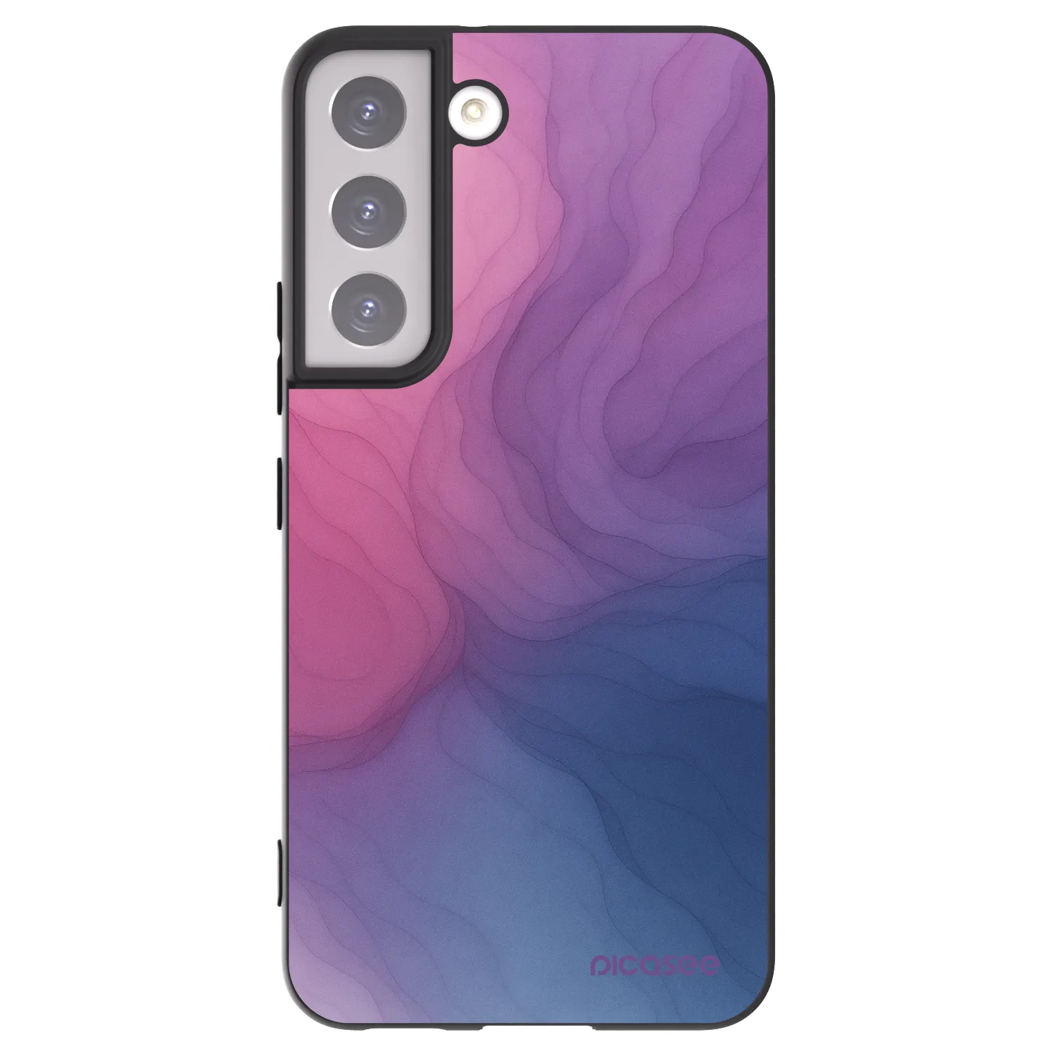 Picasee husă neagră din silicon pentru Samsung Galaxy S22 5G - Silk
