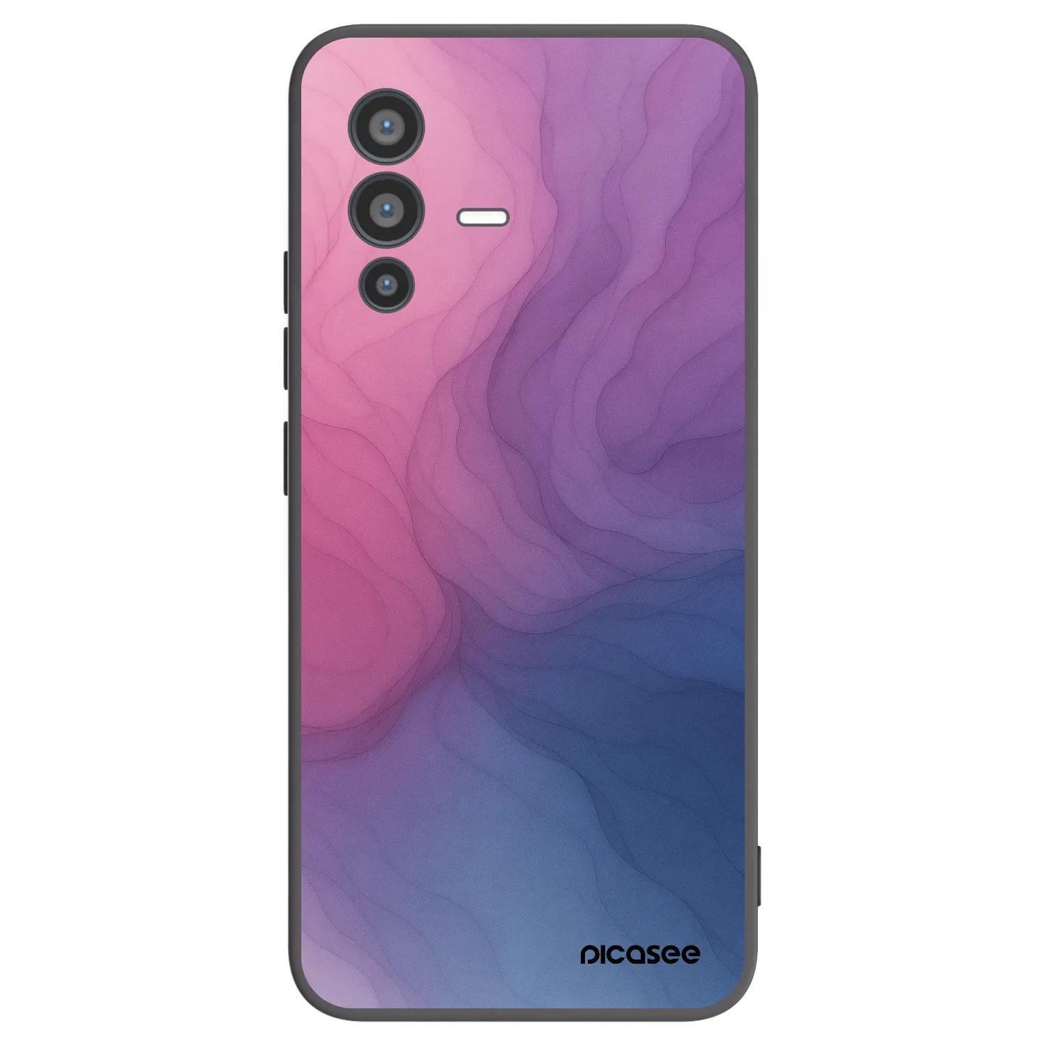 Picasee husă neagră din silicon pentru Vivo V23 5G - Silk
