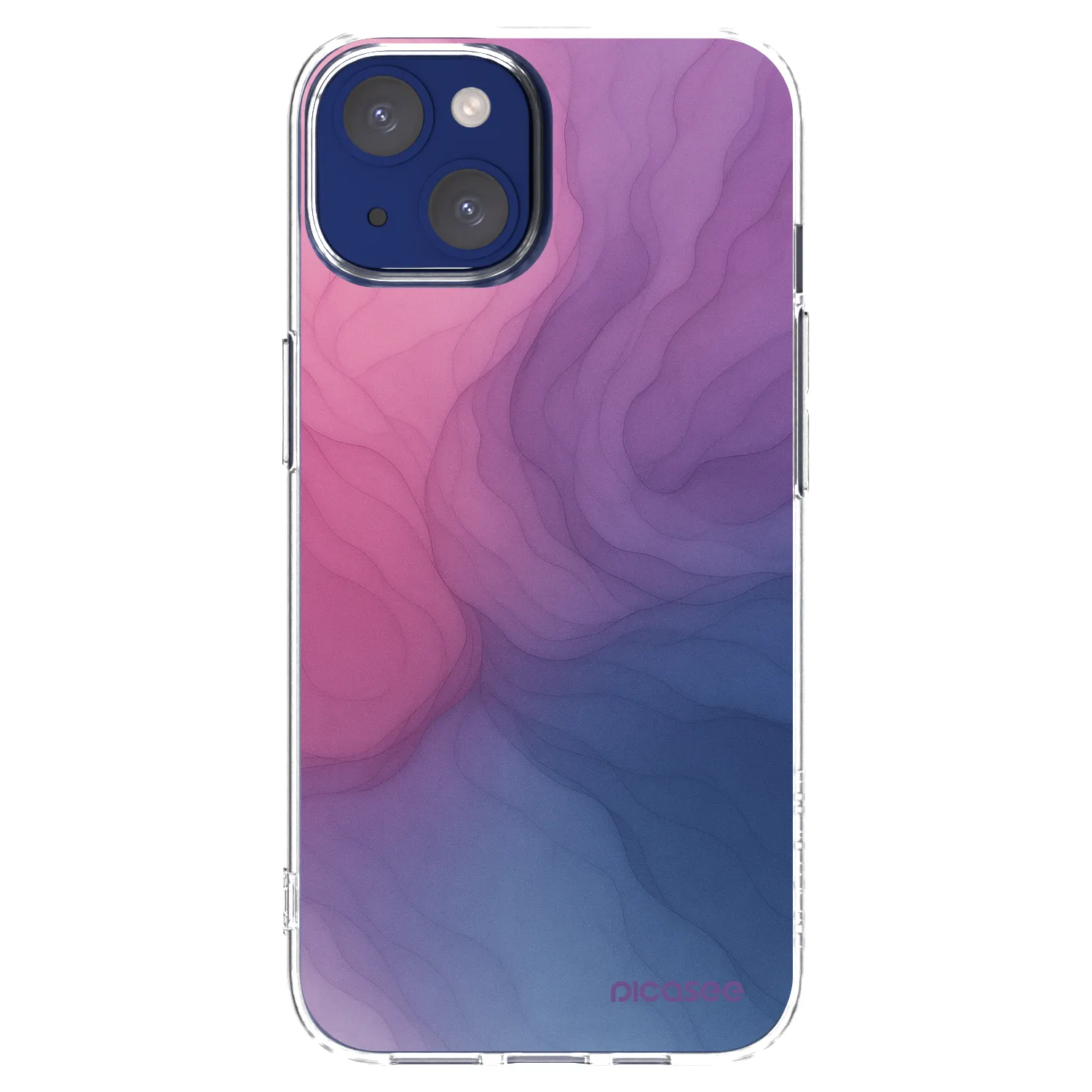 Picasee husă transparentă din silicon pentru Apple iPhone 14 - Silk