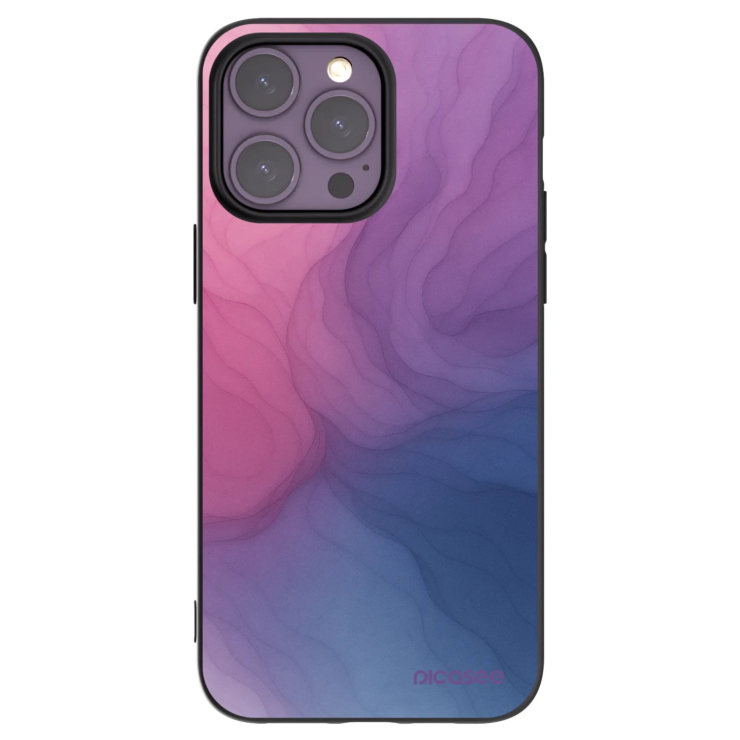 Picasee husă neagră din silicon pentru Apple iPhone 14 Pro Max - Silk