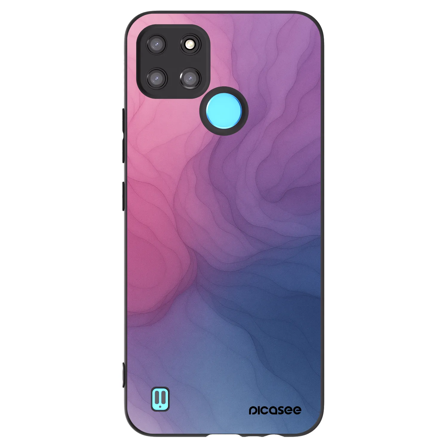 Picasee husă neagră din silicon pentru Realme C21Y - Silk