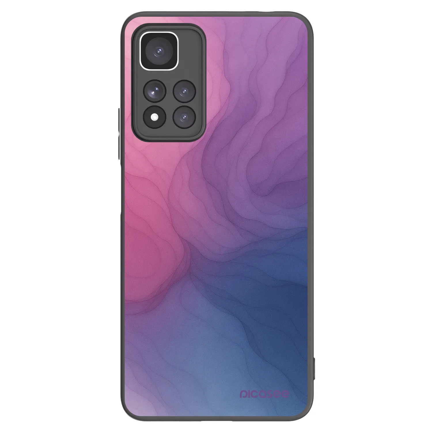 Picasee husă neagră din silicon pentru Xiaomi Redmi Note 11 Pro+ 5G - Silk