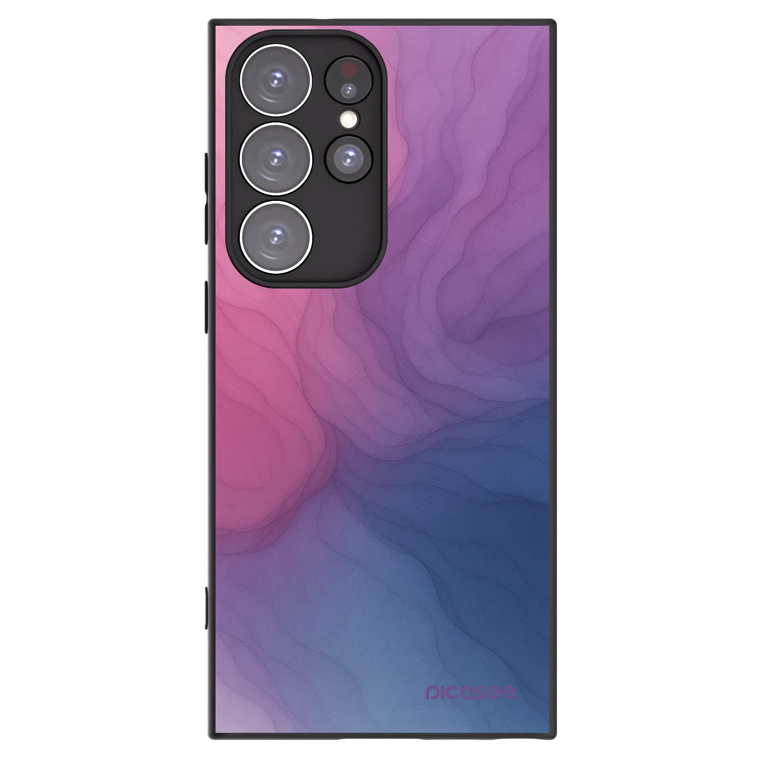 Picasee husă neagră din silicon pentru Samsung Galaxy S23 Ultra 5G - Silk