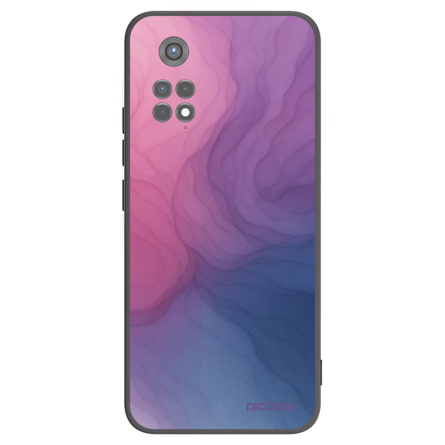 Picasee husă neagră din silicon pentru Xiaomi Redmi Note 11S 5G - Silk