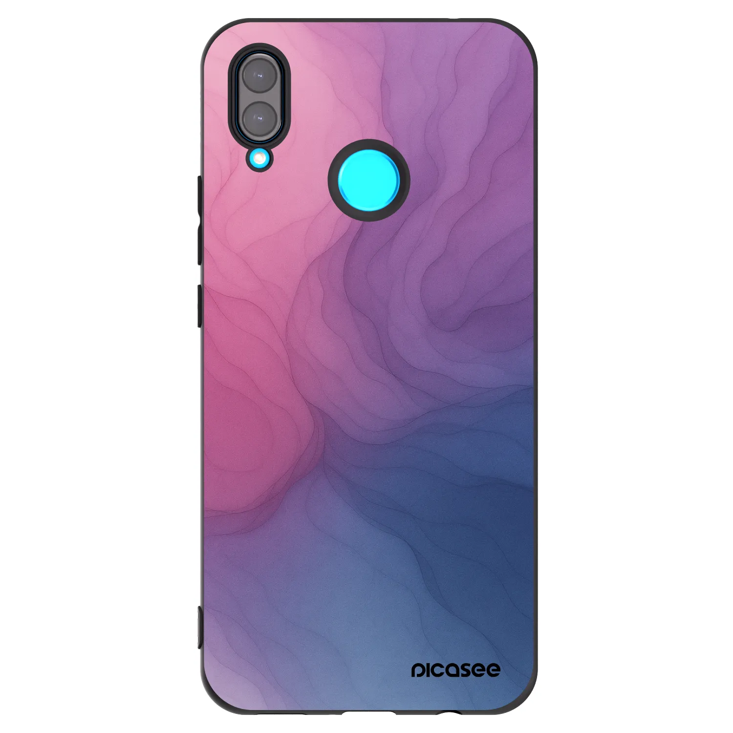 Picasee husă neagră din silicon pentru Huawei Nova 3 - Silk