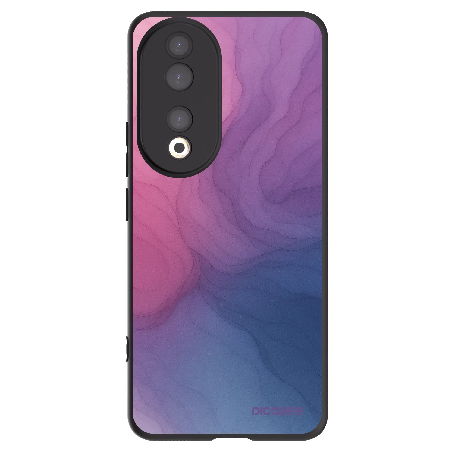 Picasee husă neagră din silicon pentru Honor 90 5G - Silk