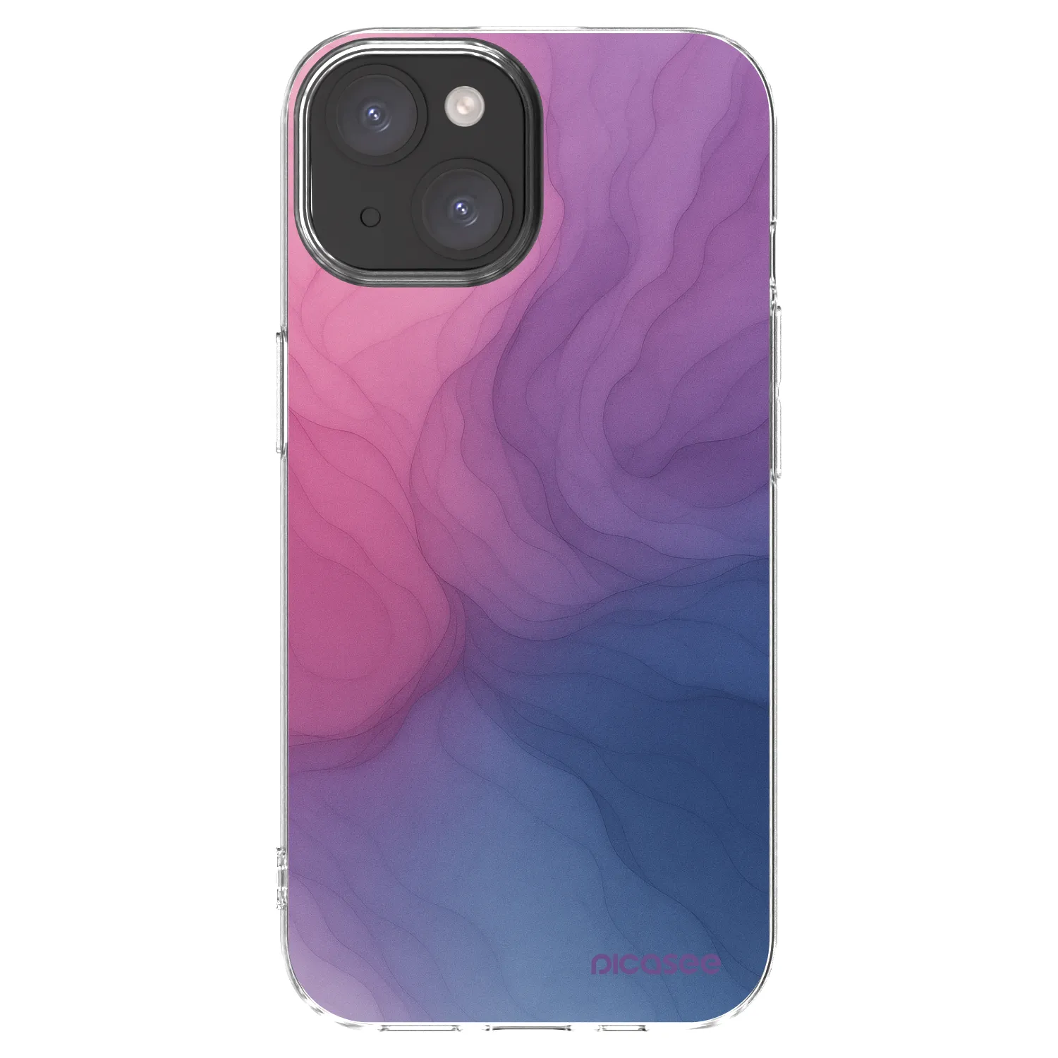 Picasee husă transparentă din silicon pentru Apple iPhone 15 - Silk