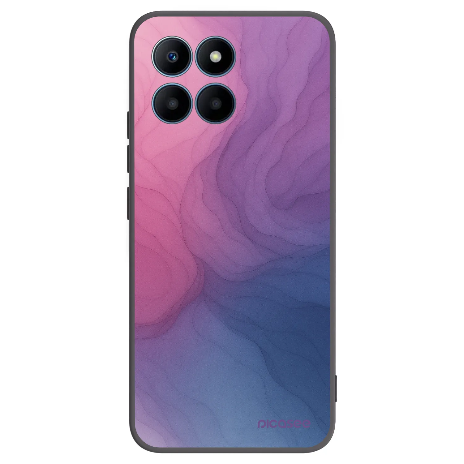 Picasee husă neagră din silicon pentru Honor 70 Lite - Silk