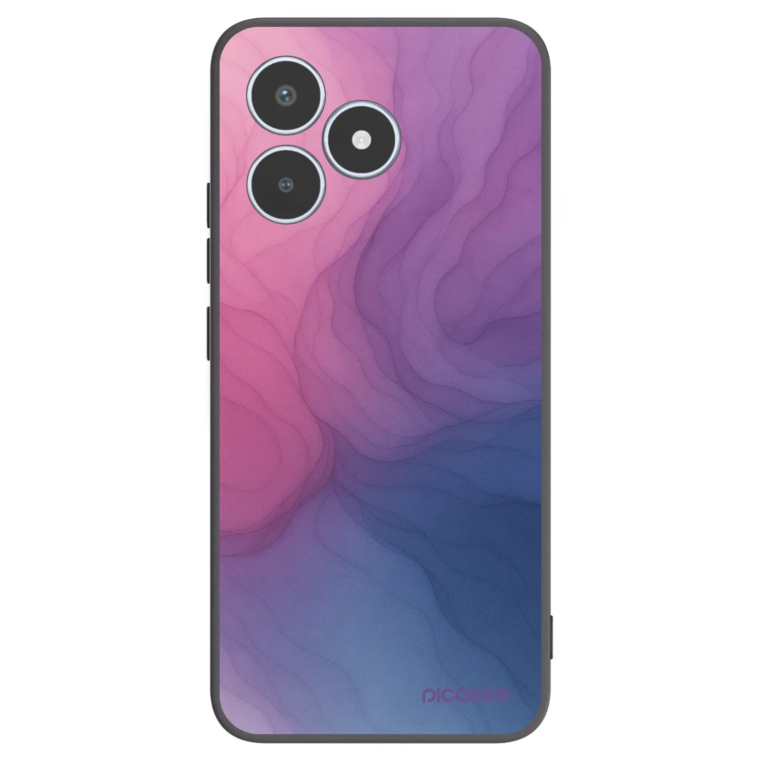 Picasee husă neagră din silicon pentru Realme C53 - Silk