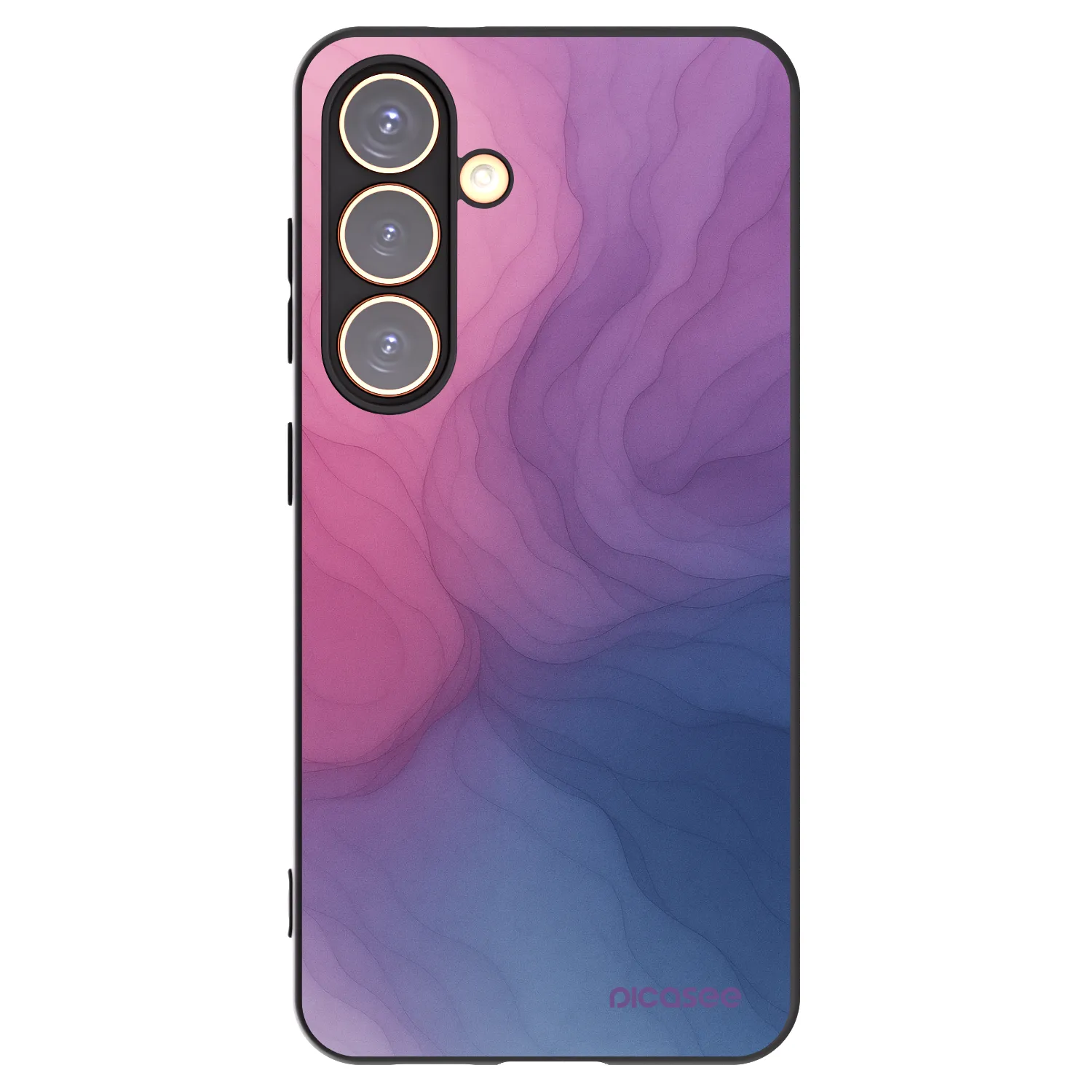 Picasee husă neagră din silicon pentru Samsung Galaxy S24 S921B 5G - Silk