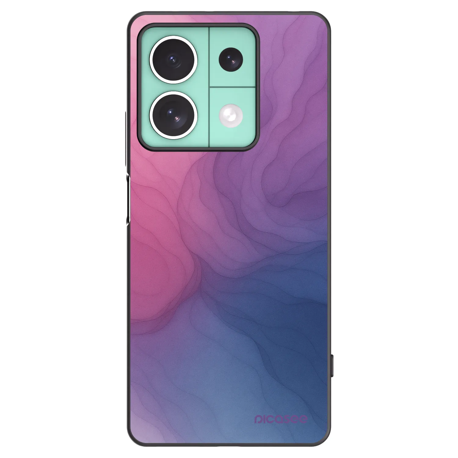 Picasee husă neagră din silicon pentru Xiaomi Redmi Note 13 5G - Silk