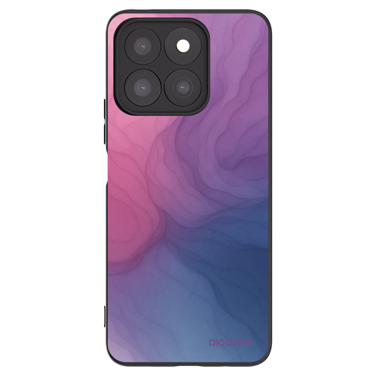 Picasee husă neagră din silicon pentru Honor X8b - Silk