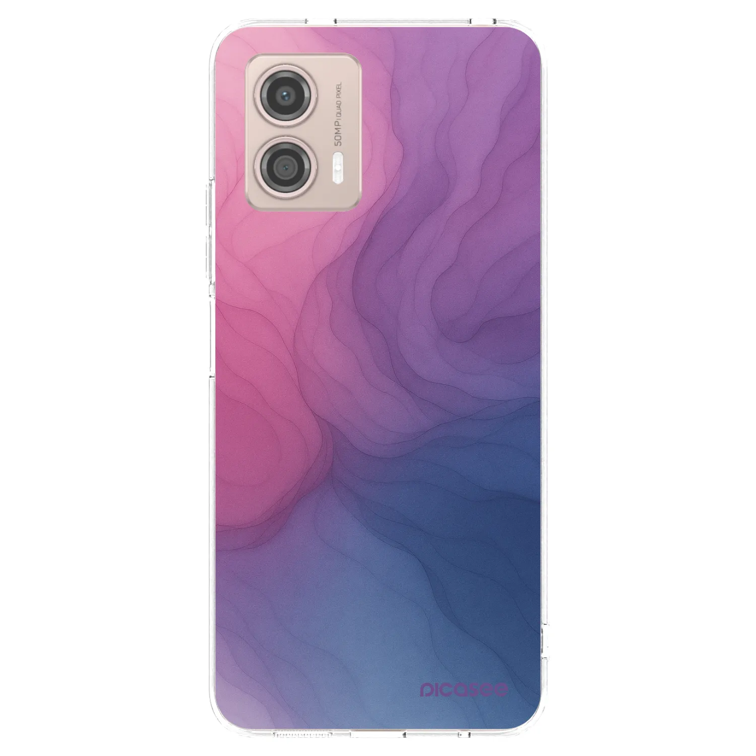 Picasee husă transparentă din silicon pentru Motorola Moto G53 5G - Silk