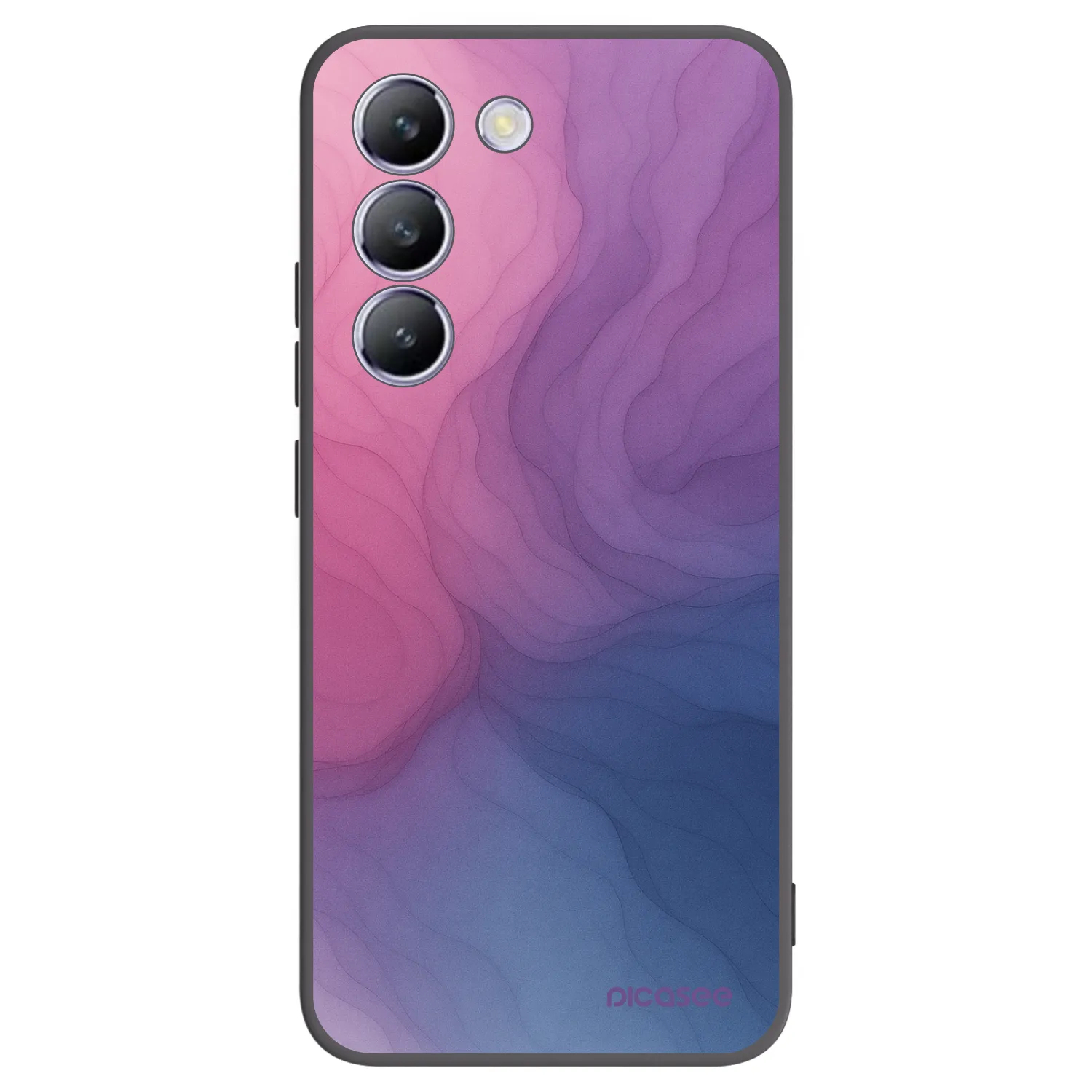 Picasee husă neagră din silicon pentru Vivo V40 SE 5G - Silk
