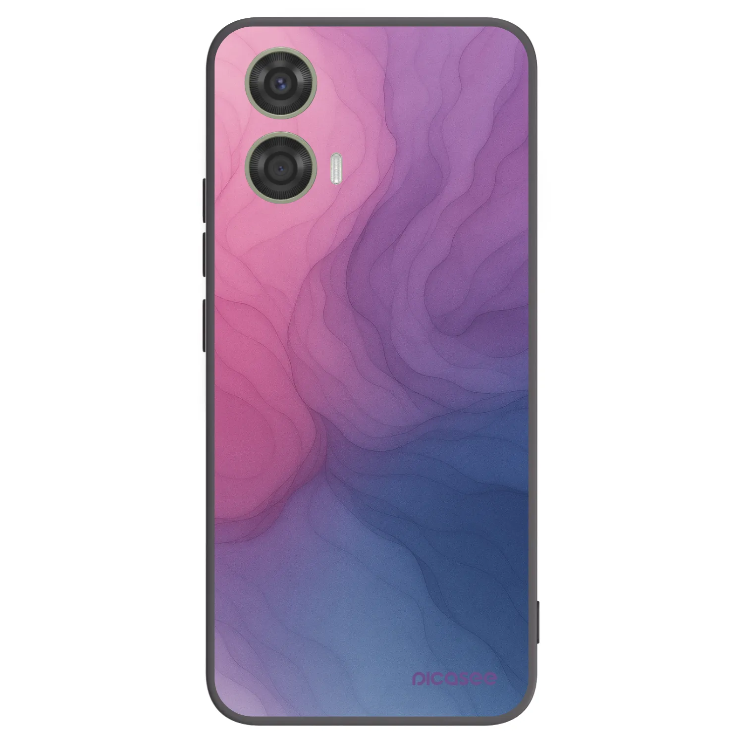 Picasee husă neagră din silicon pentru Motorola Moto G24 - Silk