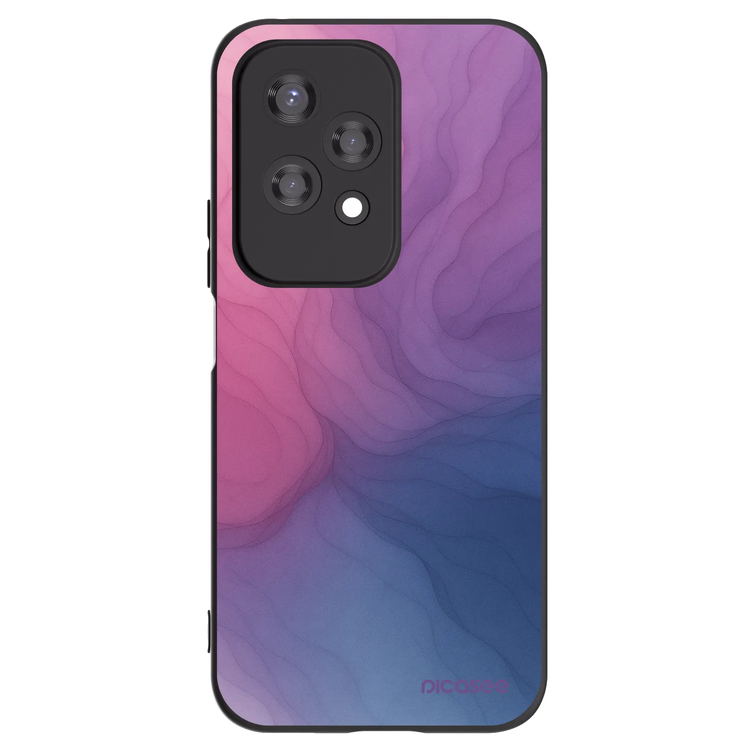 Picasee husă neagră din silicon pentru Honor 200 Lite - Silk