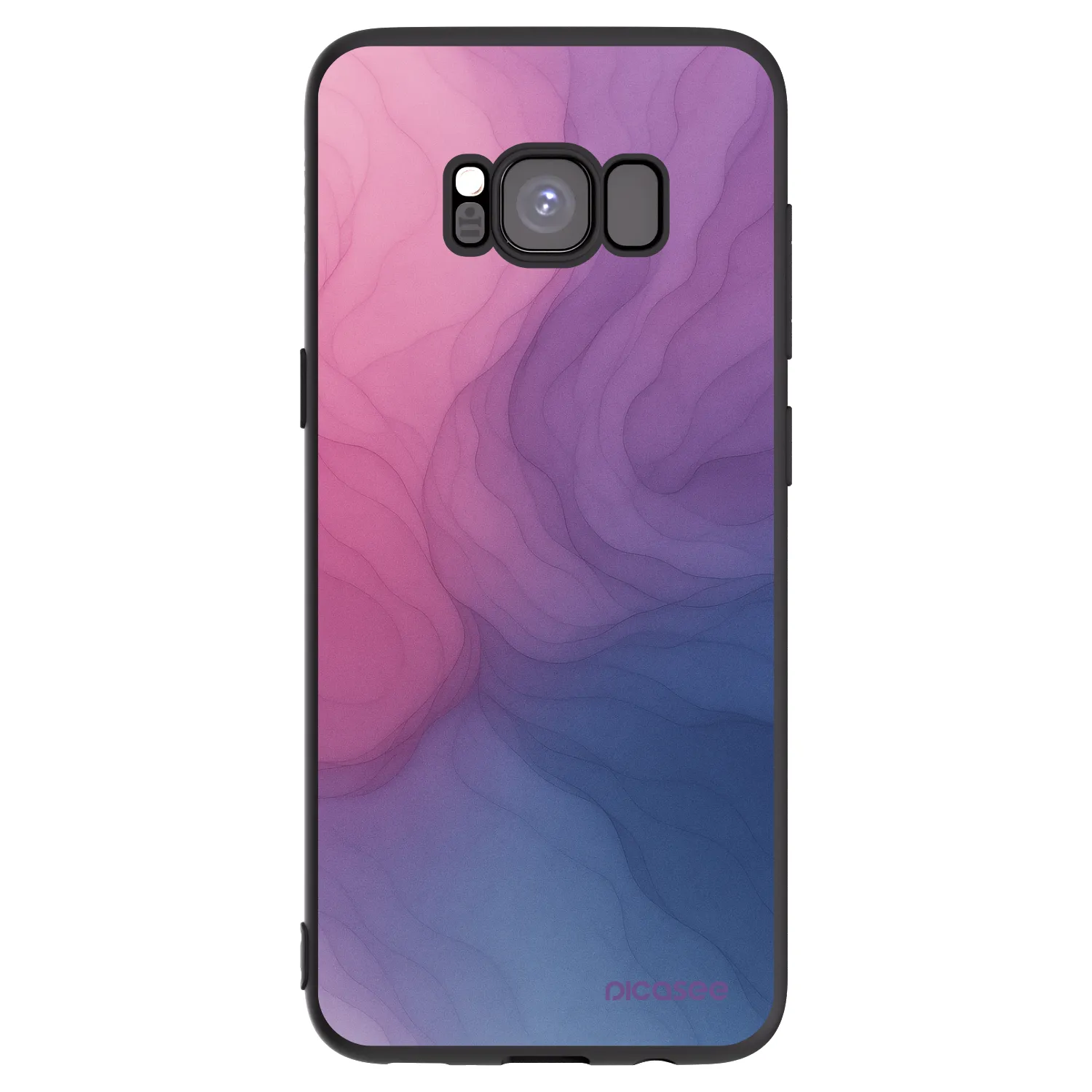 Picasee husă neagră din silicon pentru Samsung Galaxy S8 G950F - Silk