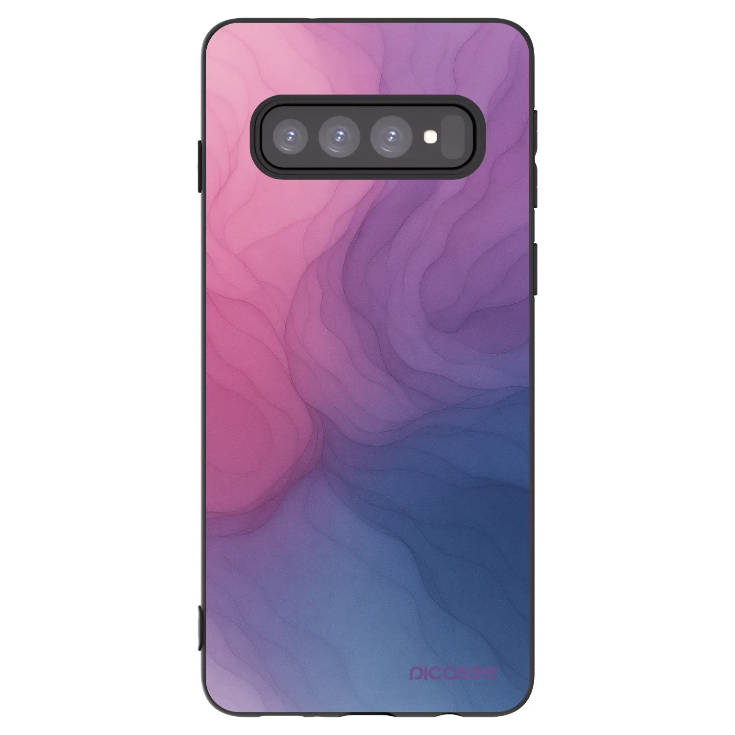 Picasee husă neagră din silicon pentru Samsung Galaxy S10 G973 - Silk