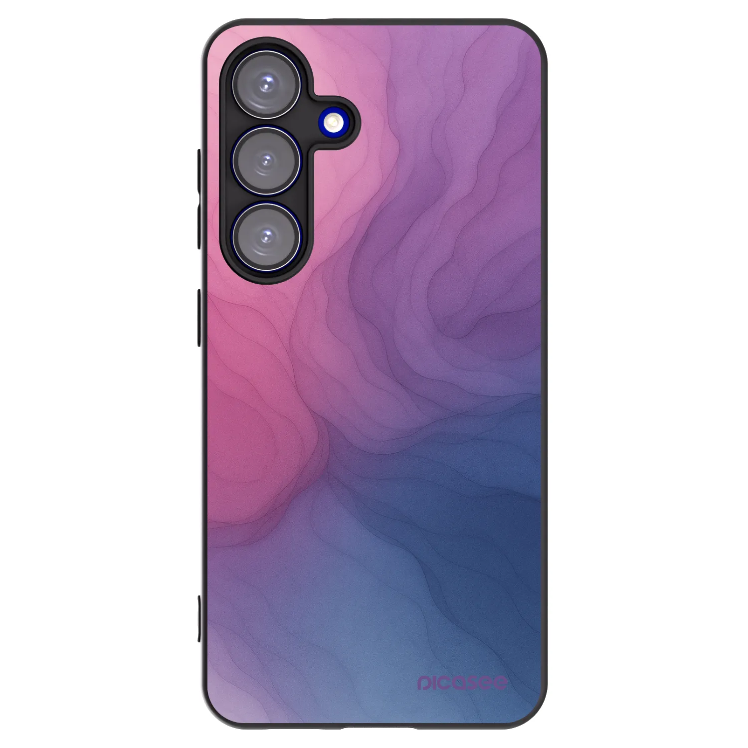 Picasee husă neagră din silicon pentru Samsung Galaxy S25 5G - Silk