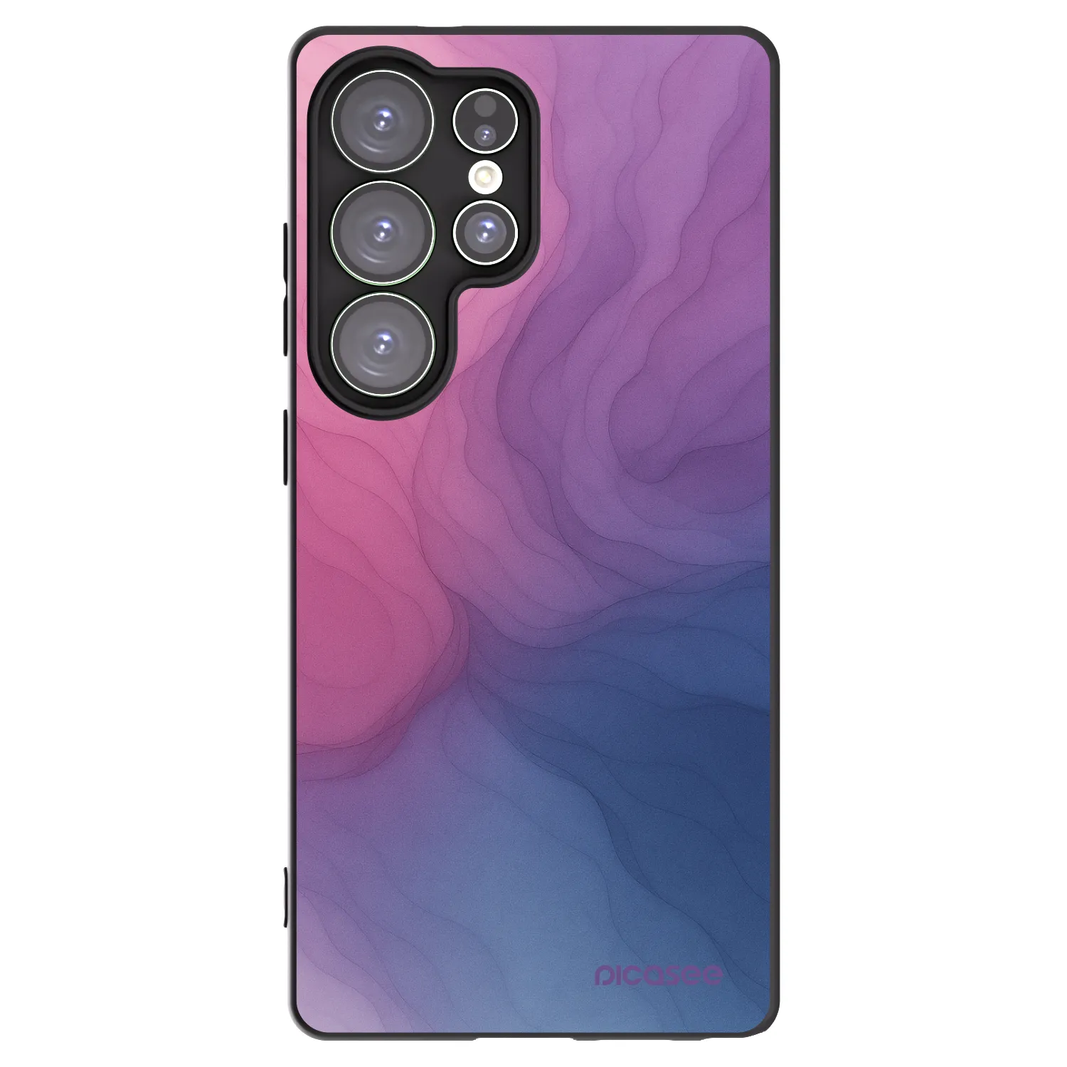 Picasee husă neagră din silicon pentru Samsung Galaxy S25 Ultra 5G - Silk