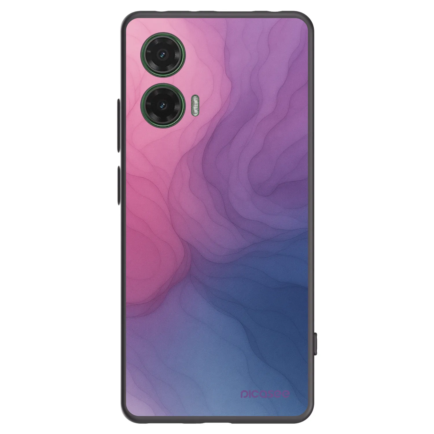 Picasee husă neagră din silicon pentru Motorola Moto G35 5G - Silk