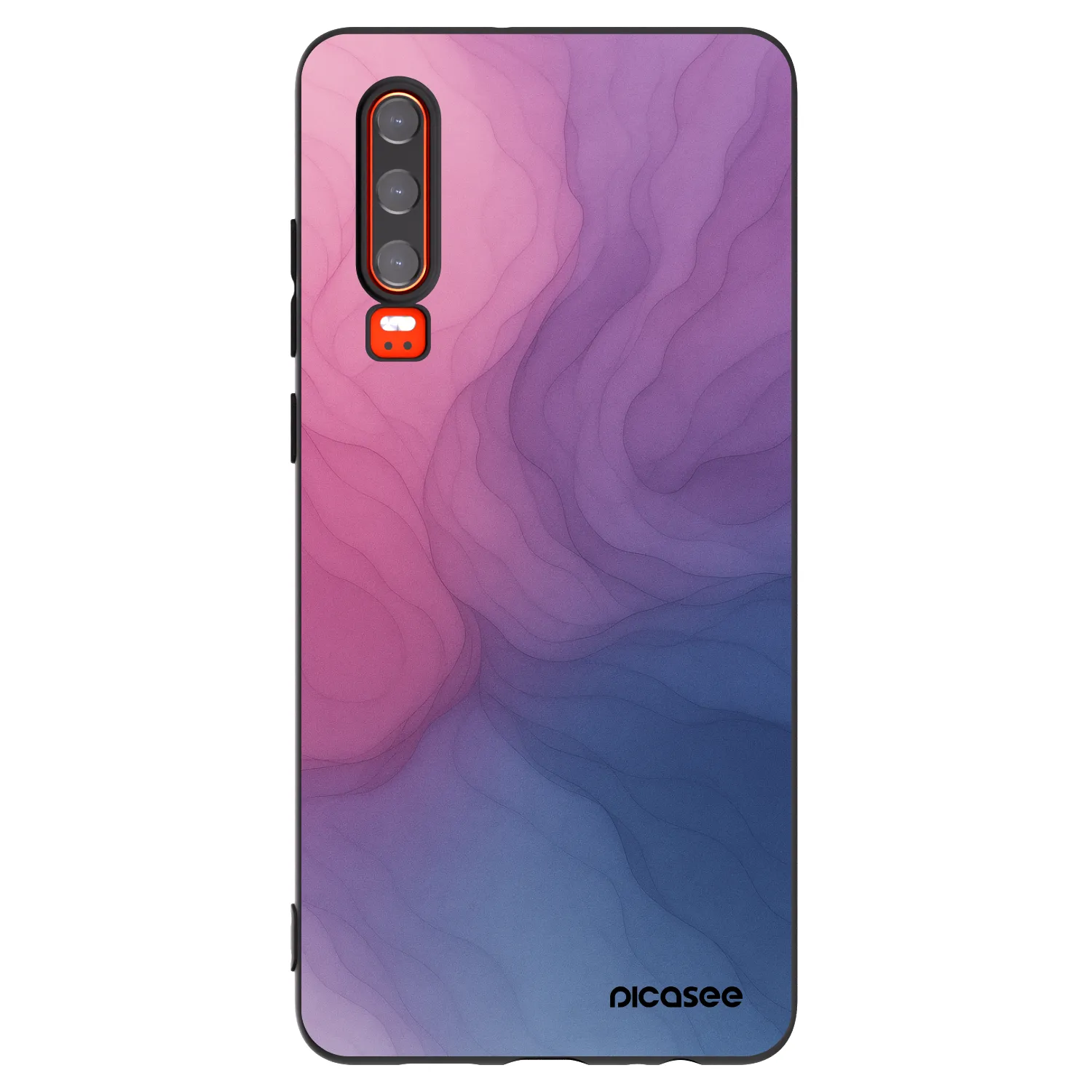 Picasee husă neagră din silicon pentru Huawei P30 - Silk