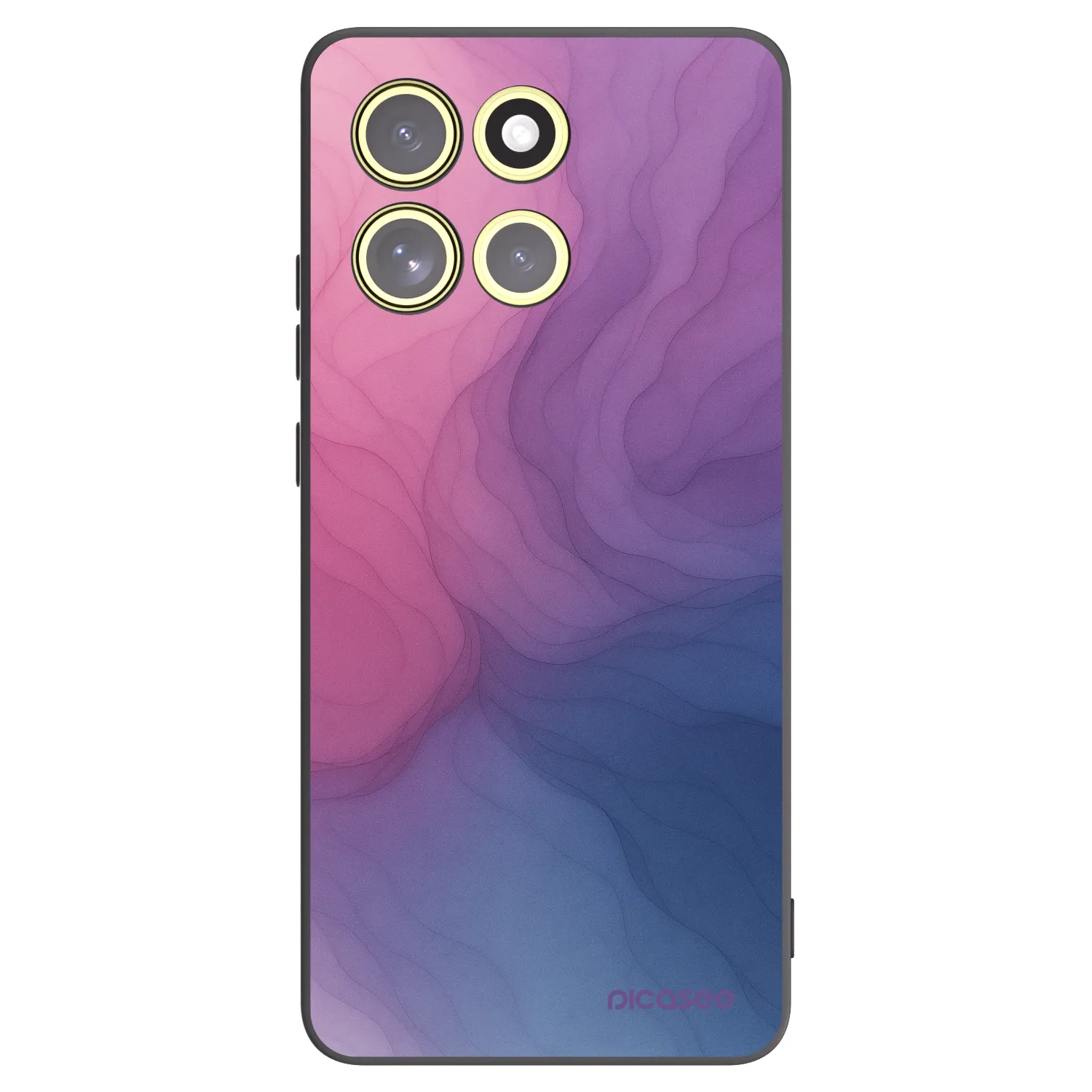 Picasee husă neagră din silicon pentru Motorola Moto G86 Power 5G - Silk
