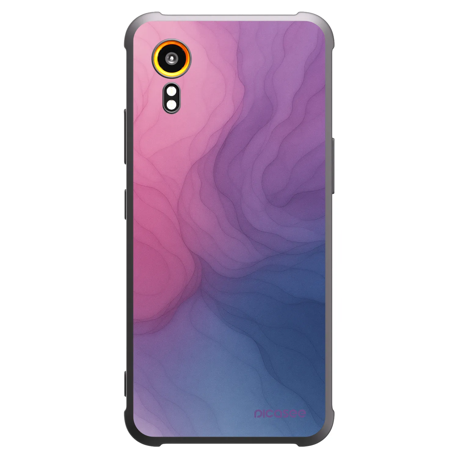 Picasee husă neagră din silicon pentru Samsung Galaxy Xcover 7 - Silk