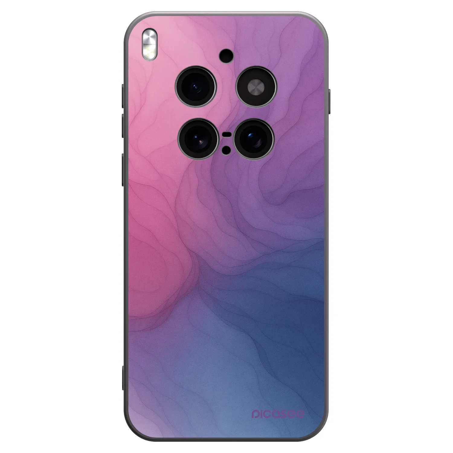 Picasee husă neagră din silicon pentru Vivo X300 Pro - Silk