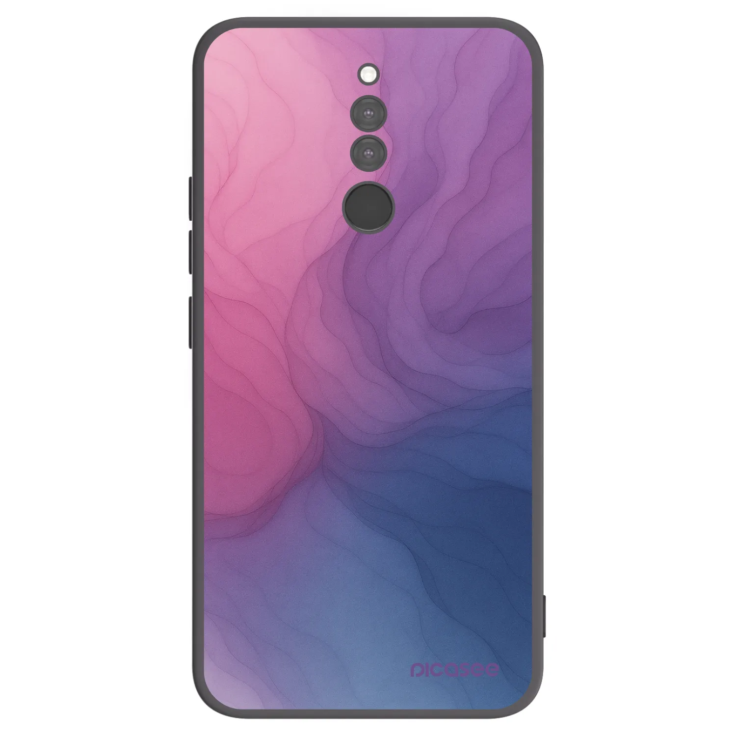 Picasee husă neagră din silicon pentru Xiaomi Redmi 8 - Silk