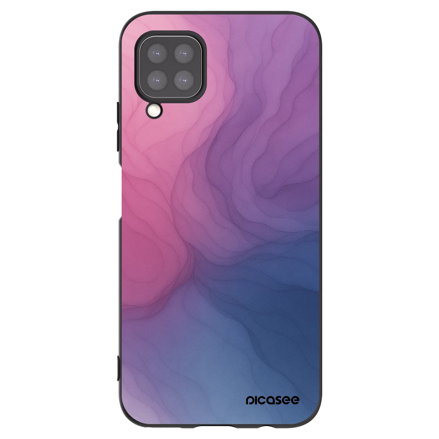 Picasee husă neagră din silicon pentru Huawei P40 Lite - Silk