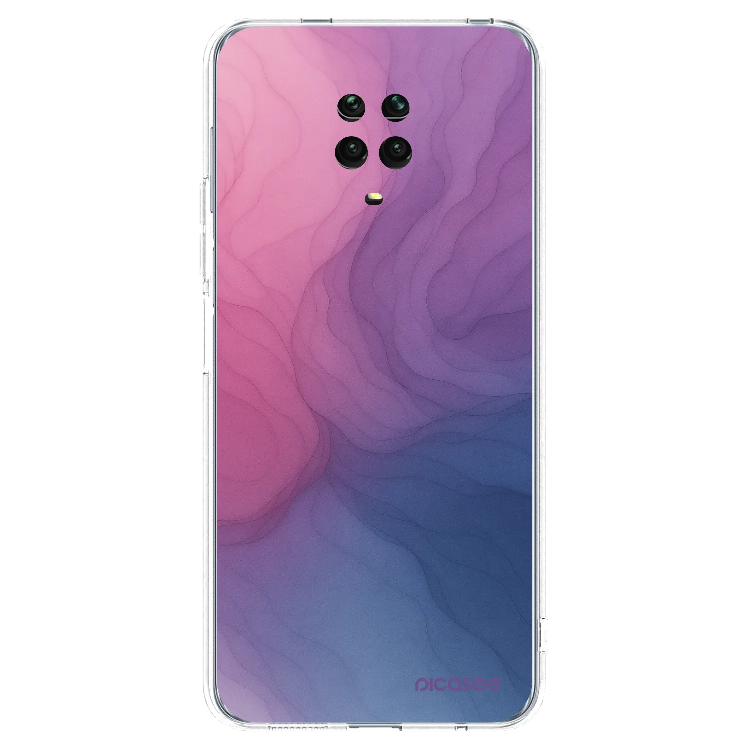 Picasee husă transparentă din silicon pentru Xiaomi Redmi Note 9 Pro - Silk