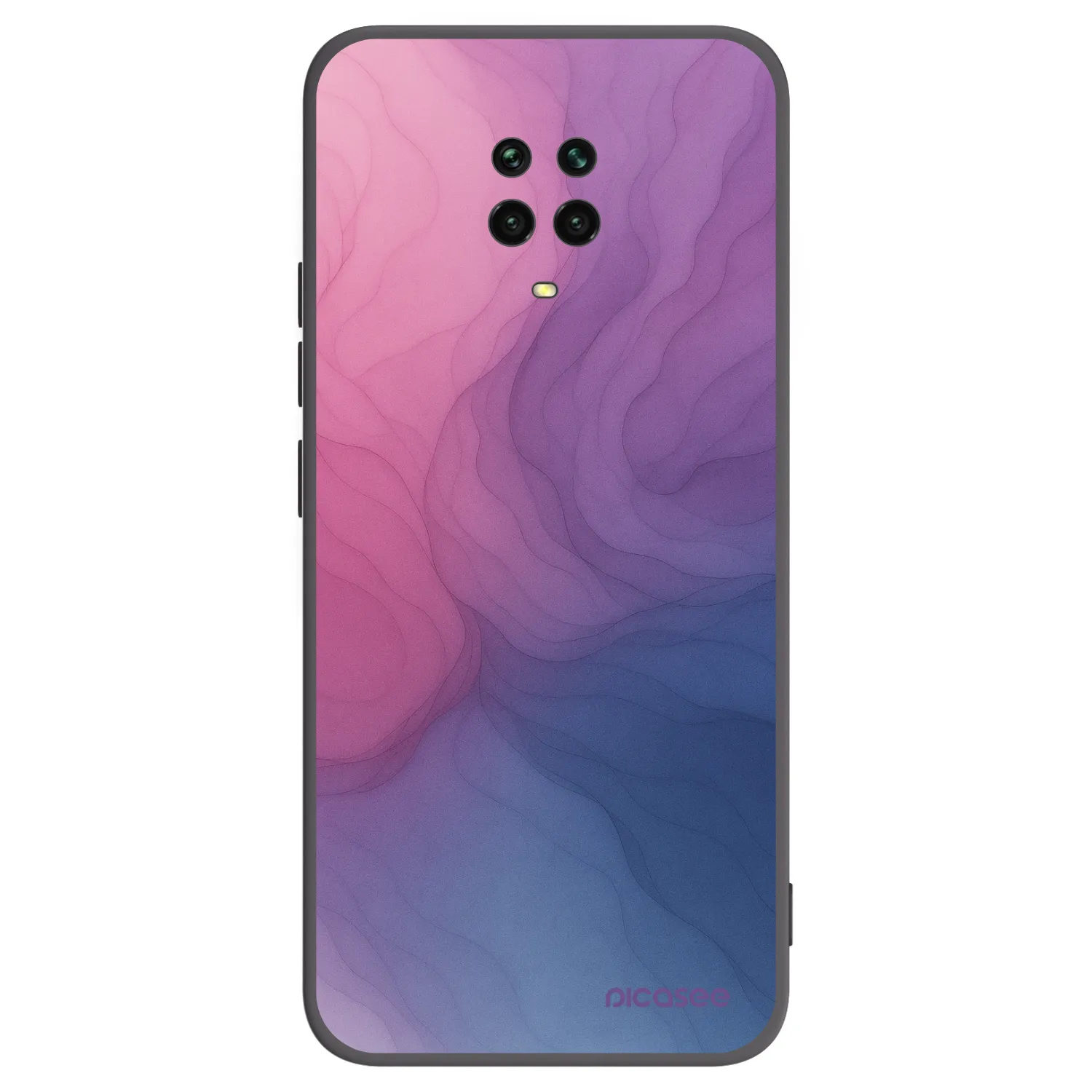 Picasee husă neagră din silicon pentru Xiaomi Redmi Note 9 Pro - Silk
