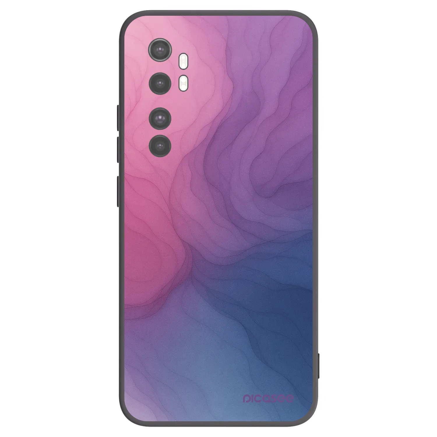 Picasee husă neagră din silicon pentru Xiaomi Mi Note 10 Lite - Silk