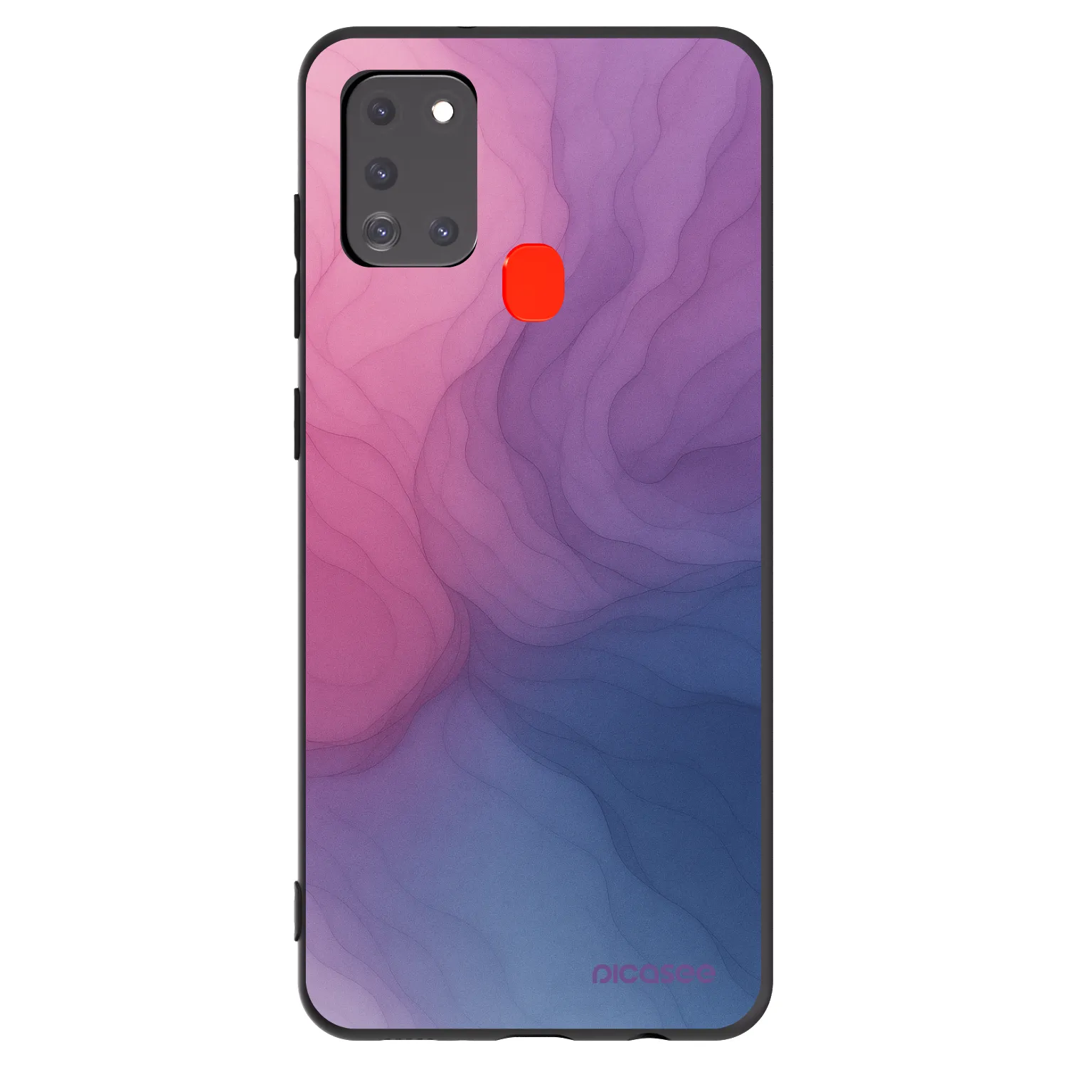 Picasee husă neagră din silicon pentru Samsung Galaxy A21s - Silk