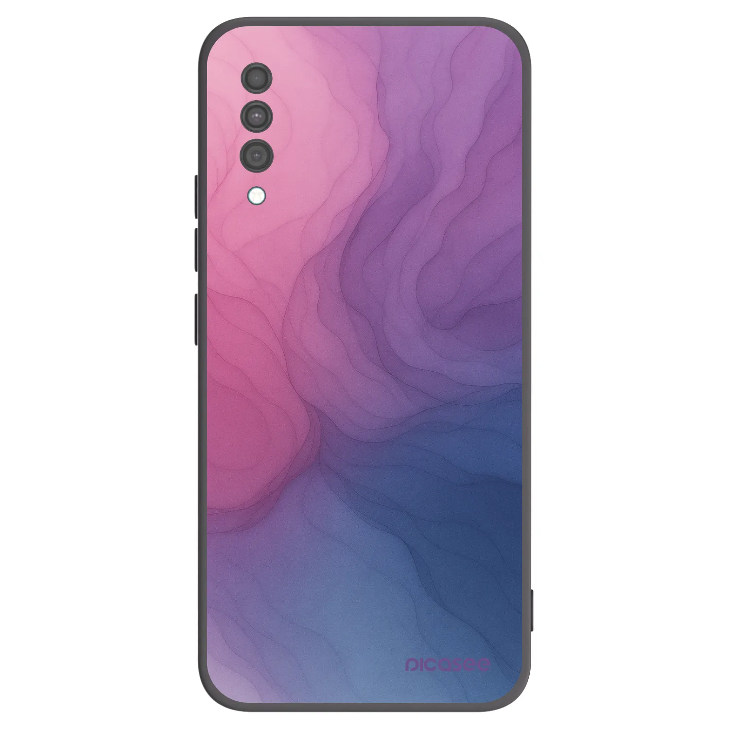Picasee husă neagră din silicon pentru Samsung Galaxy A30s A307F - Silk