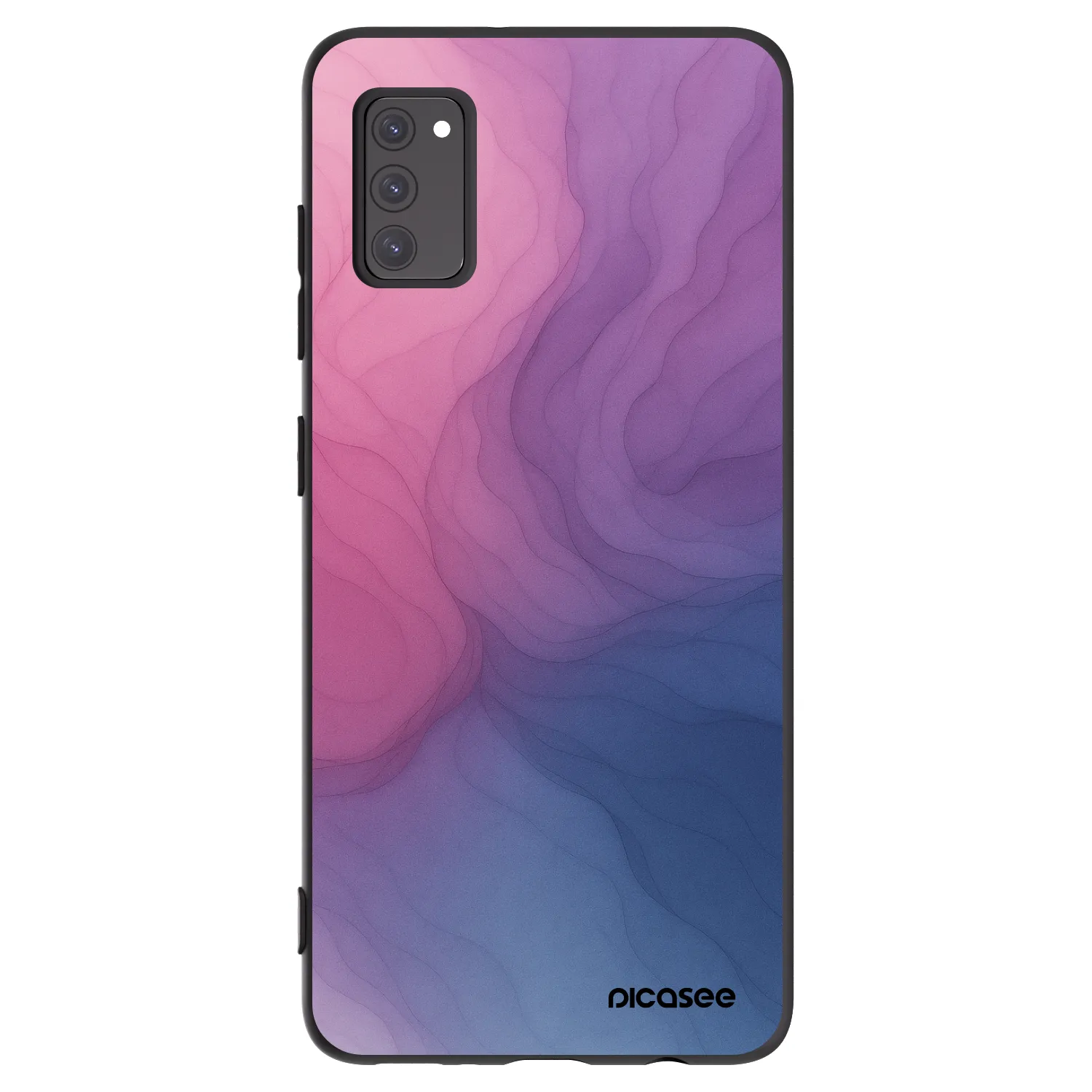 Picasee husă neagră din silicon pentru Samsung Galaxy A41 A415F - Silk