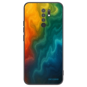 Picasee husă neagră din silicon pentru Xiaomi Redmi 9 - Solar