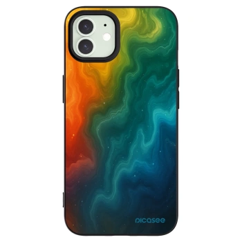 Picasee husă neagră din silicon pentru Apple iPhone 12 - Solar